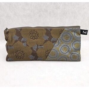 Cosmetic Bag Maruca Designs Boulder, CO Lined 9" x 4"  Make-up Travel Pouch